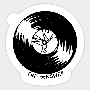 Music is the answer II Sticker